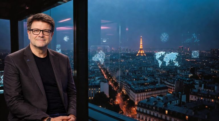 Illustration created with AI, based on the public appearance of Yann LeCun