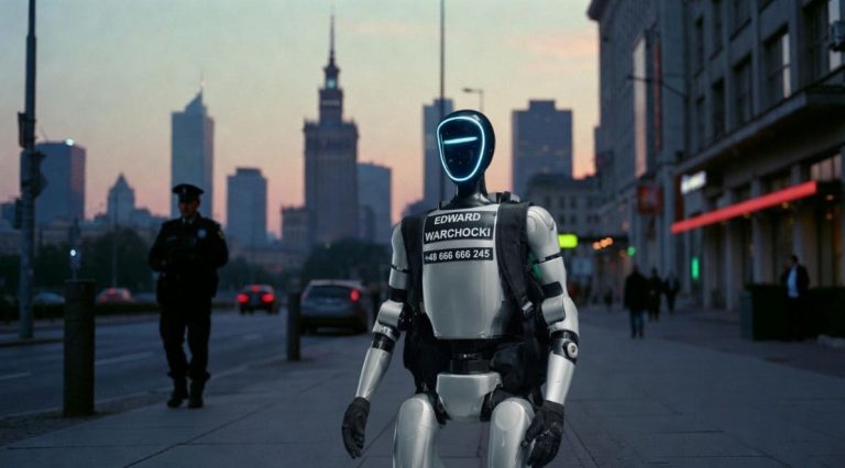 Who is Edward Warchocki the Robot Taking over Warsaw-2