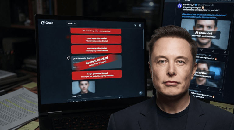 Elon Musk's Inflatable Effigy Has a Tattoo That Says -2