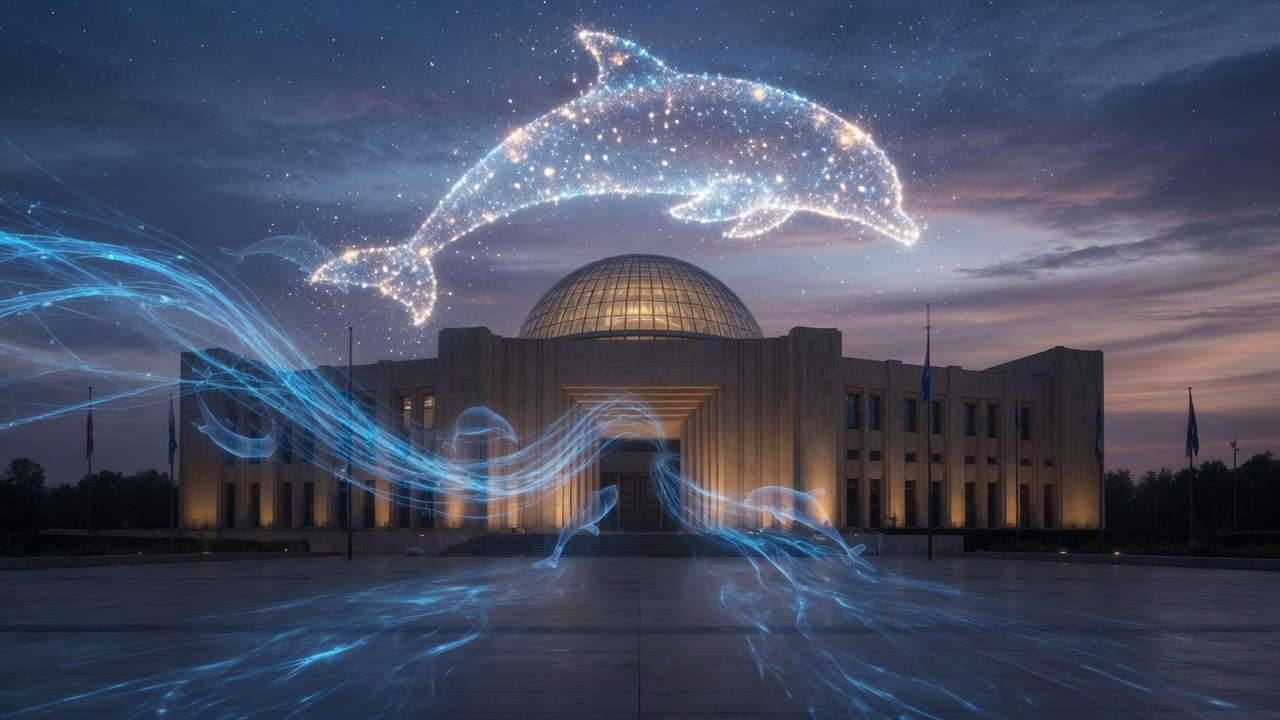 Illustration to article: Dolphins, AI, and Copyright: The Strange Case Heading to Europe’s Top Court