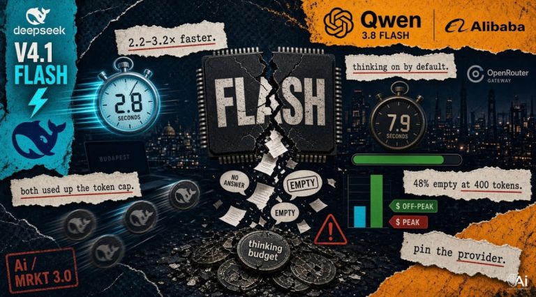 Is DeepSeek V4.1 Flash Faster Than Qwen3.8 Flash?